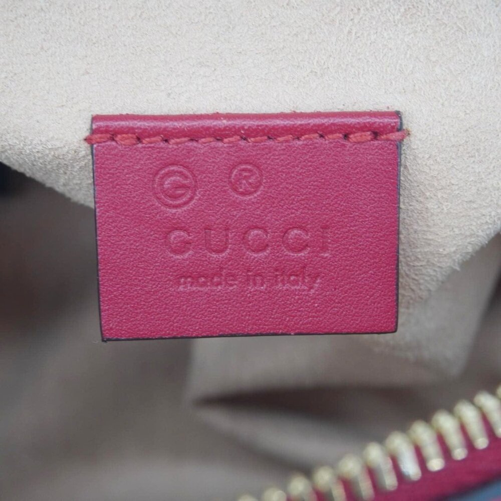 Gucci  Mini Blooms GG Supreme Canvas Top Handle Crossbody Bag Multicolor 546312 - Picture 15 of 16